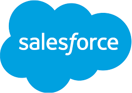 Salesforce logo, depicting the cloud-based CRM platform.