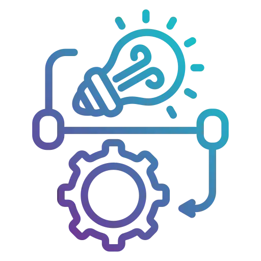 Diagram showing workflow processes in a business setting.