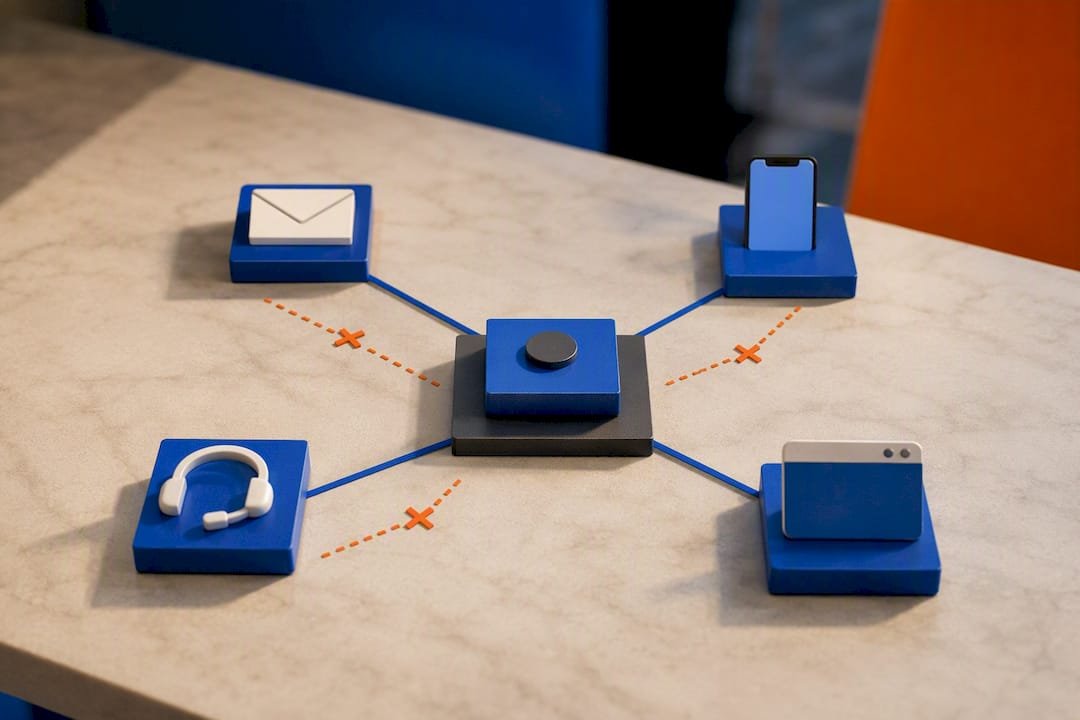 Central layer coordinating marketing channels