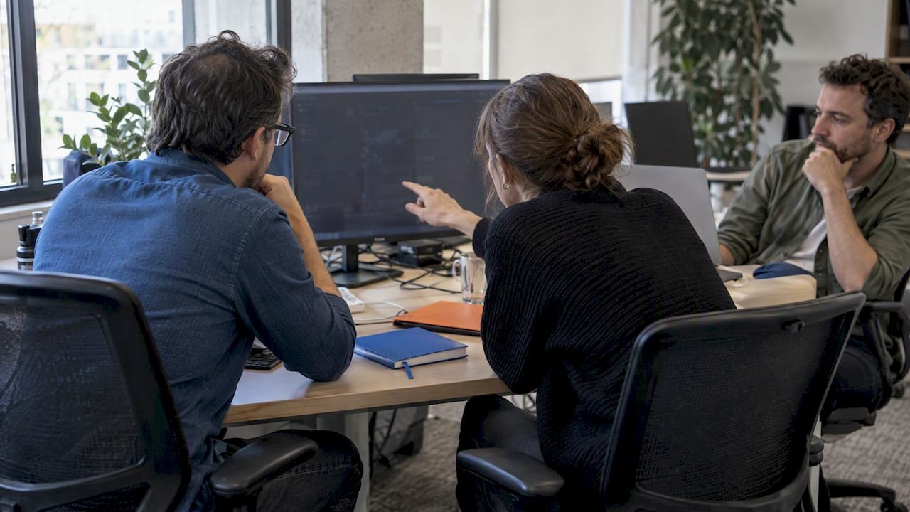 Team reviewing ecommerce attribution models