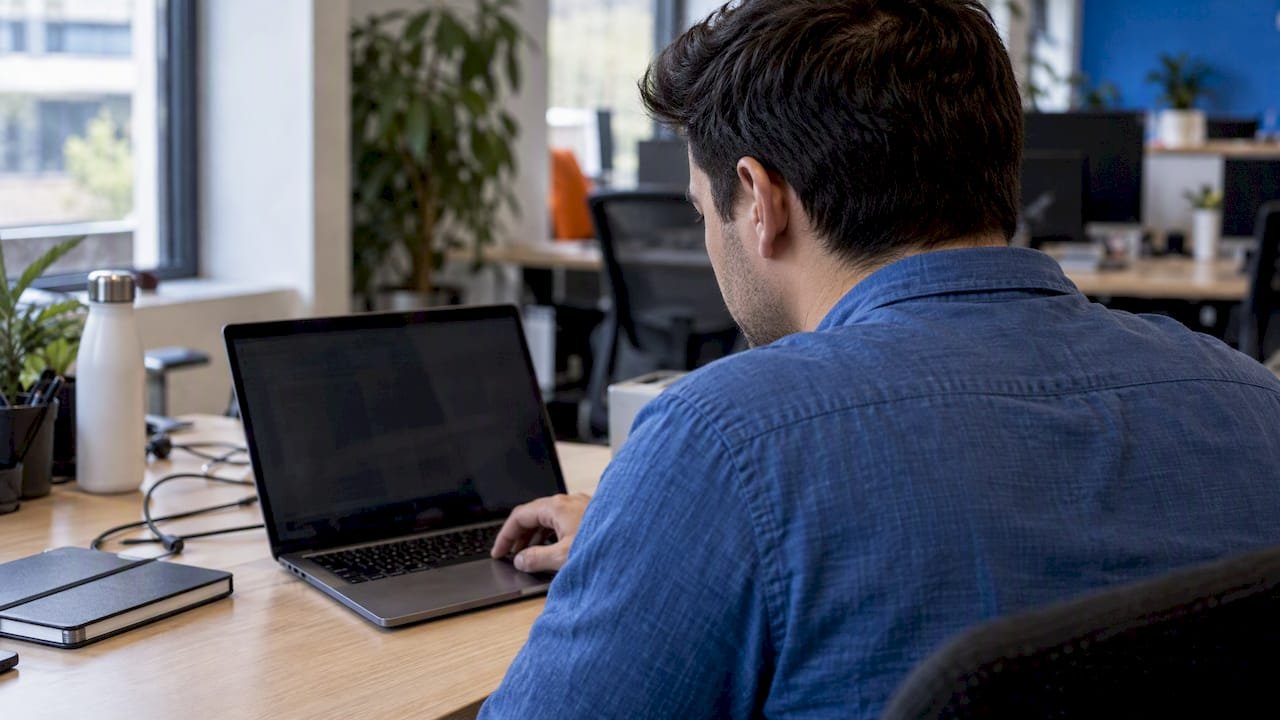 Analyst checks enriched lead before assignment