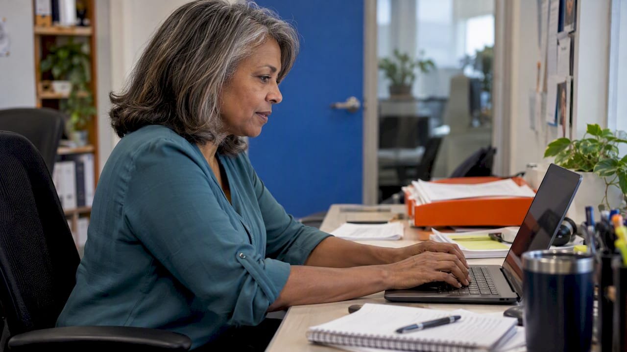 Analyst reviewing ecommerce reorder histories