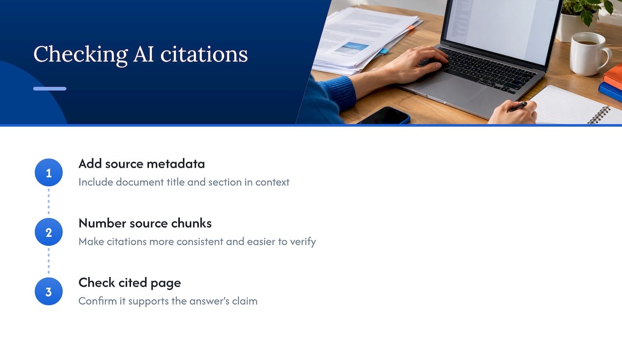What "AI answer citations" mean and how to check them — overview diagram